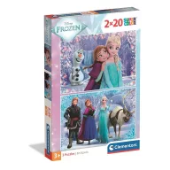 Disney Eiskönigin Team Quest 2x20 Teile Clementoni Puzzle