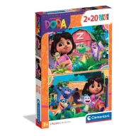 Dora the Explorer Garden 2x20 Stück Clementoni Puzzle