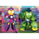 Avengers Hero Squad Iron Man und Superteam 2x20 Teile Puzzle Clementoni