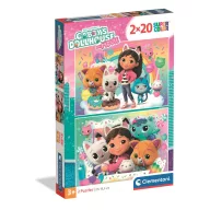   Gabby's Dollhouse Sweet Friends 2x20 Stück Puzzle Clementoni
