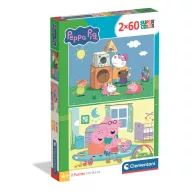 Peppa Wutz Family Fun 2x60-teiliges Puzzle Clementoni