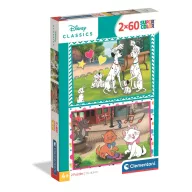 Disney Classics Love 2x60 Teile Puzzle Clementoni