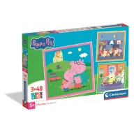 Peppa Wutz Family 3x48 Stück Puzzle Clementoni