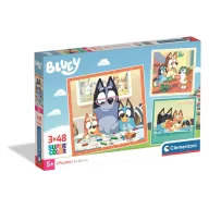 Bluey Creative Play 3x48 Stk Clementoni Puzzle