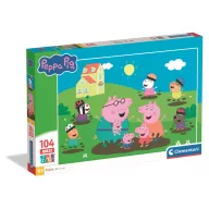 Peppa Wutz Muddy Puddle 104-teiliges Maxi-Puzzle Clementoni