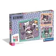 Hello Kitty Kuromi 3x48 Stk Puzzle Clementoni