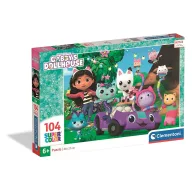 Gabby's Dollhouse 104-teiliges Clementoni-Puzzle
