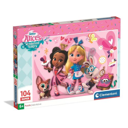 Disney Classics Fergie Disney Alice Wunderland Konditorei 104-teiliges Puzzle Clementoni