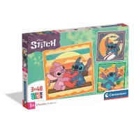 Disney Lilo und Stitch 3x48 Stk Puzzle Clementoni