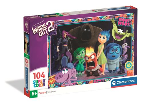 Disney Alles steht Kopf Brains Team 104-teiliges Puzzle Clementoni