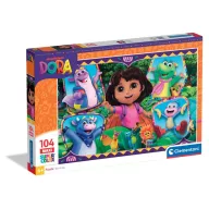   Dora the Explorer Journey 104-teiliges Maxi-Puzzle Clementoni