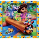 Dora the Explorer Jungle Quest Clementoni 3x48 Teile Puzzle