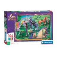 Unikornis Akadémia Meadow 104-teiliges Clementoni-Puzzle