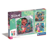   Disney Lilo und Stitch Music Gitarre spielen 3x48 Stk. Puzzle Clementoni