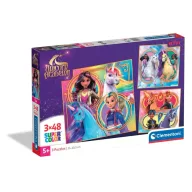 Unikornis Akadémia Riders 3x48 Teile Puzzle Clementoni