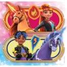 Unikornis Akadémia Riders 3x48 Teile Puzzle Clementoni