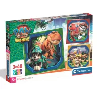 Paw Patrol Dino Movie 3x48-teiliges Clementoni Puzzle