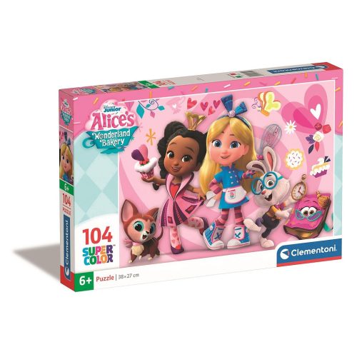 Alice in der Wunderland-Bäckerei Fergie Disney 104-teiliges Puzzle Clementoni