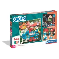 Die Schlümpfe 3x48 Stück Puzzle Clementoni