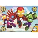 Avengers Ready Iron Man und sein Superteam 60-teiliges Maxi-Puzzle Clementoni