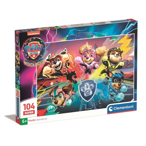 Paw Patrol Mighty 104-teiliges Clementoni Puzzle