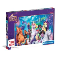   Einhorn Akademie Rainbow Valley Clementoni 180-teiliges Puzzle