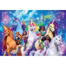 Einhorn Akademie Rainbow Valley Clementoni 180-teiliges Puzzle