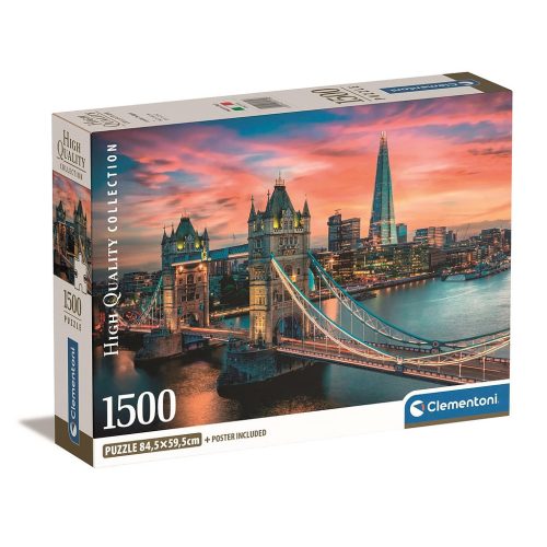 Städte Twilight London 1500-teiliges Compact-Puzzle Clementoni