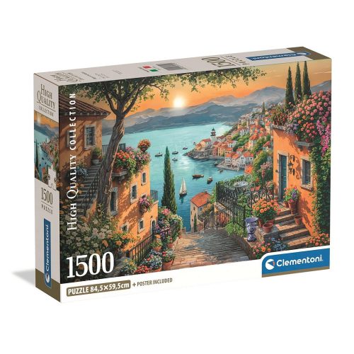 Städte Steps to Harbor Hafen-Puzzle Clementoni mit 1500 Teilen