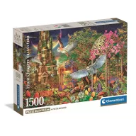   Farbe Woodland Fantasiegarten 1500-teiliges Compact Puzzle Clementoni