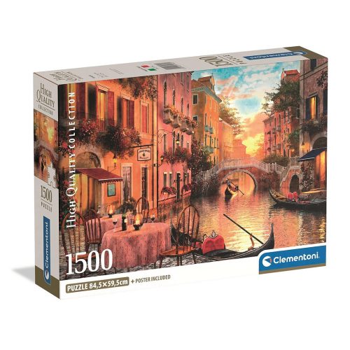 Städte Venezia Italien 1500 Teile Compact Puzzle Clementoni