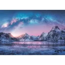 Farbe Light Blue Peace Friedliches Leichtblau-Berg 500 Stk. Clementoni Puzzle