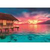 Farbe Paradise Sonnenuntergang 500-teiliges Peace-Puzzle von Clementoni