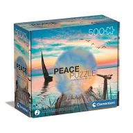 Farbe Peaceful 500-teiliges Dock Peace Puzzle Clementoni