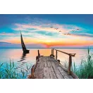 Farbe Peaceful 500-teiliges Dock Peace Puzzle Clementoni