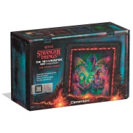   Stranger Things Upside Down 520-teiliges Puzzle mit LED-Rahmen Clementoni