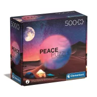   Farbe Starry Night Wüstenfriedenspuzzle mit 500 Teilen von Clementoni