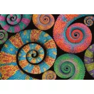 Farbe Curly Tails 500 Stücke Compact Puzzle Clementoni