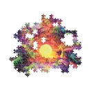 Farbe Psychedelic Dschungel 500-teiliges Compact Puzzle Clementoni