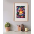Farbe Psychedelic Dschungel 500-teiliges Compact Puzzle Clementoni