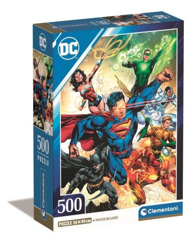 Justice League In Action 500-teiliges Clementoni-Puzzle