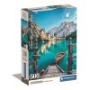 Städte Braies Lake Italien 500-teiliges Puzzle Clementoni