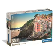   Städte Riomaggiore Italien 500-teiliges Compact Puzzle Clementoni