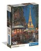 Städte Night at Eiffel Café Paris 500-teiliges Compact Puzzle Clementoni
