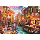 Städte Venice Sunset Italien 500 Stück Compact Puzzle Clementoni