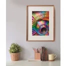Farbe Curly Tails Colorboom Treppe 500-teiliges Compact-Puzzle von Clementoni