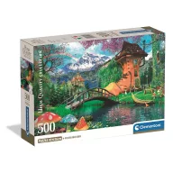   Pferd Old Shoe House Märchenhaus 500 Stk. Compact Puzzle Clementoni