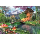 Pferd Old Shoe House Märchenhaus 500 Stk. Compact Puzzle Clementoni