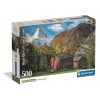 Farbe Charming Matterhorn Berglandschaft 500-teiliges Compact Puzzle Clementoni