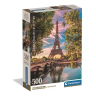   Städte Along the Seine Paris 500 Teile Compact Puzzle Clementoni